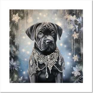 Jewelled Cane Corso Puppy Posters and Art